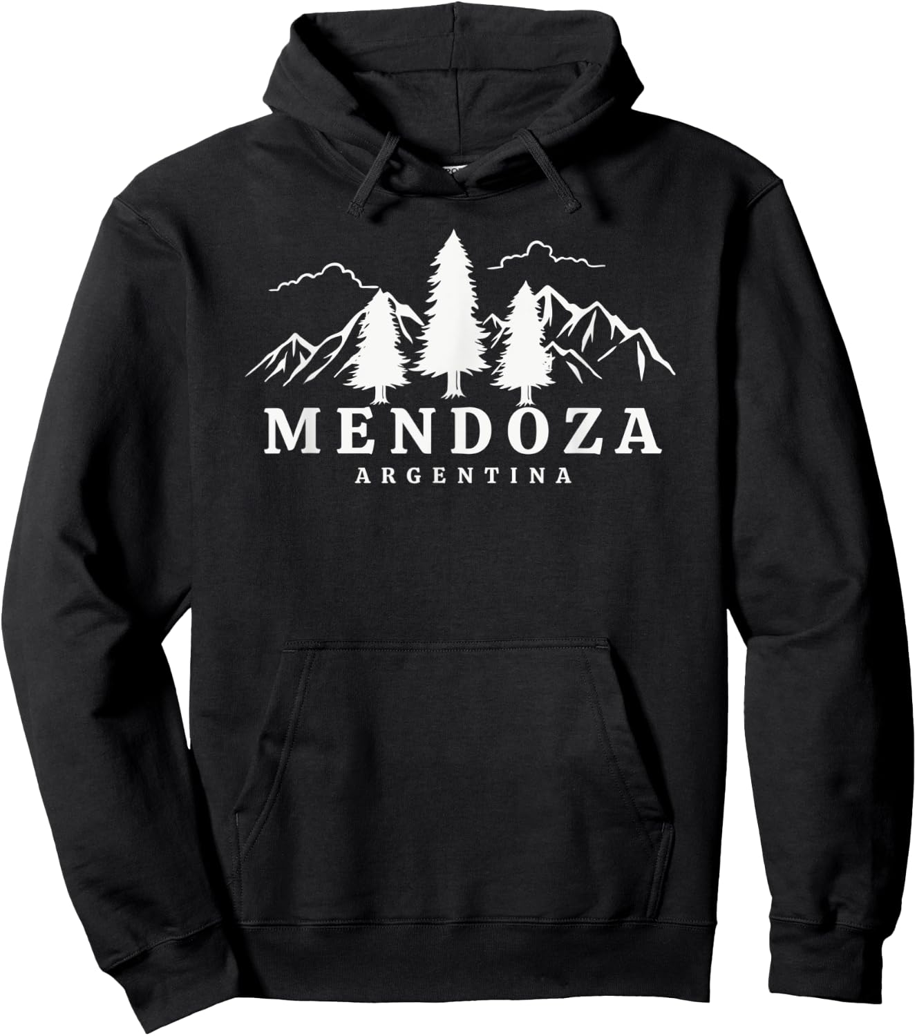 Mendoza Argentina Mountains Hoodie - Hoodie | Black