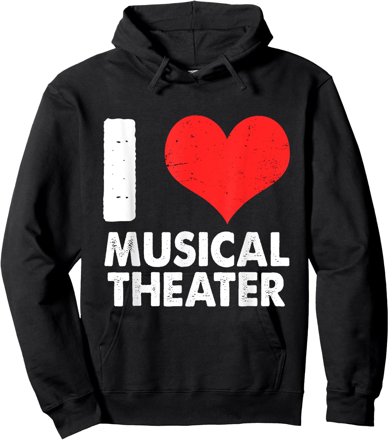 I Heart Musical Theatre Broadway Drama Musical Theater Hoodie - Hoodie | Black