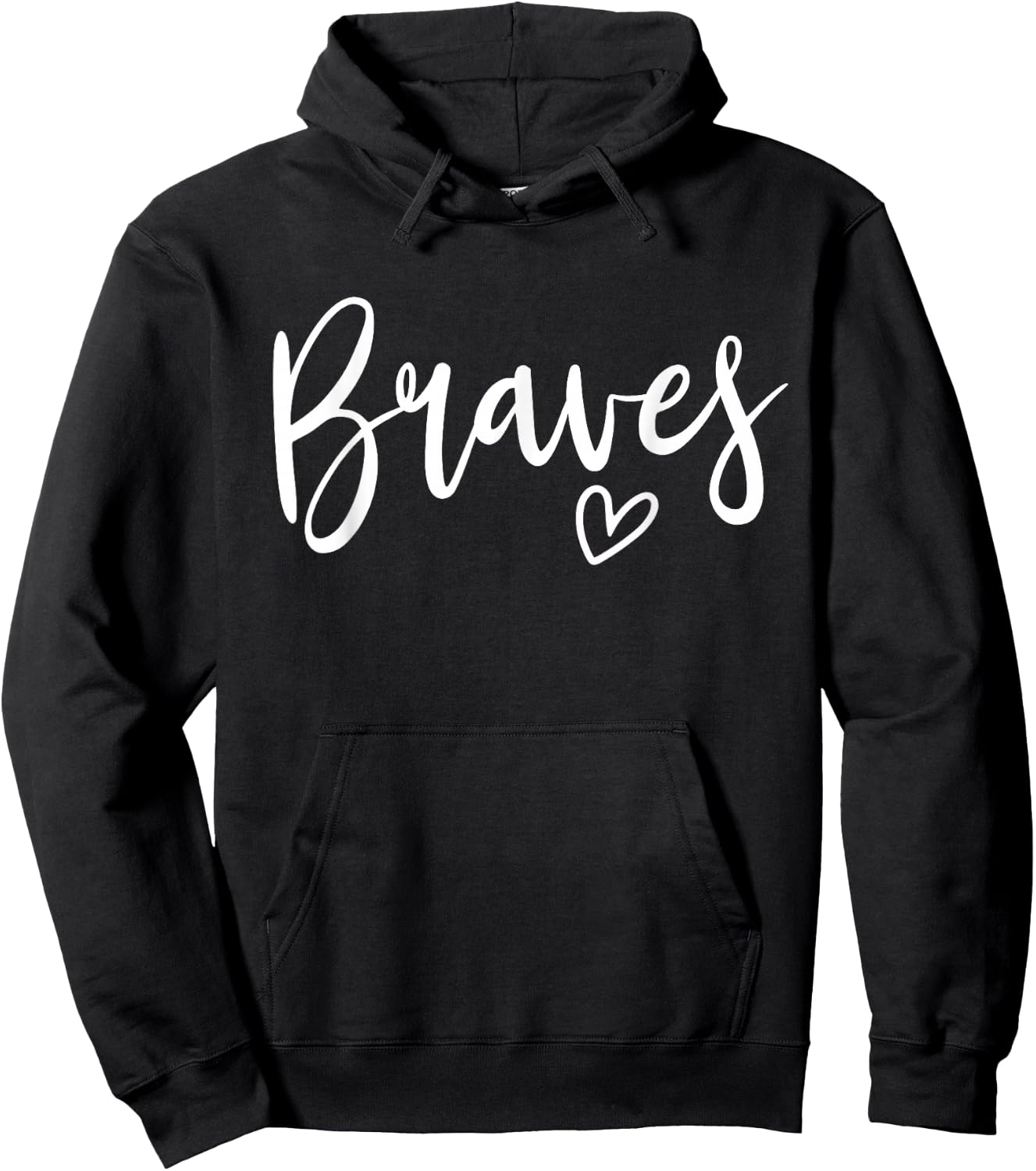 Braves High School Braves Sports Team Women's Braves Hoodie - Hoodie | Black