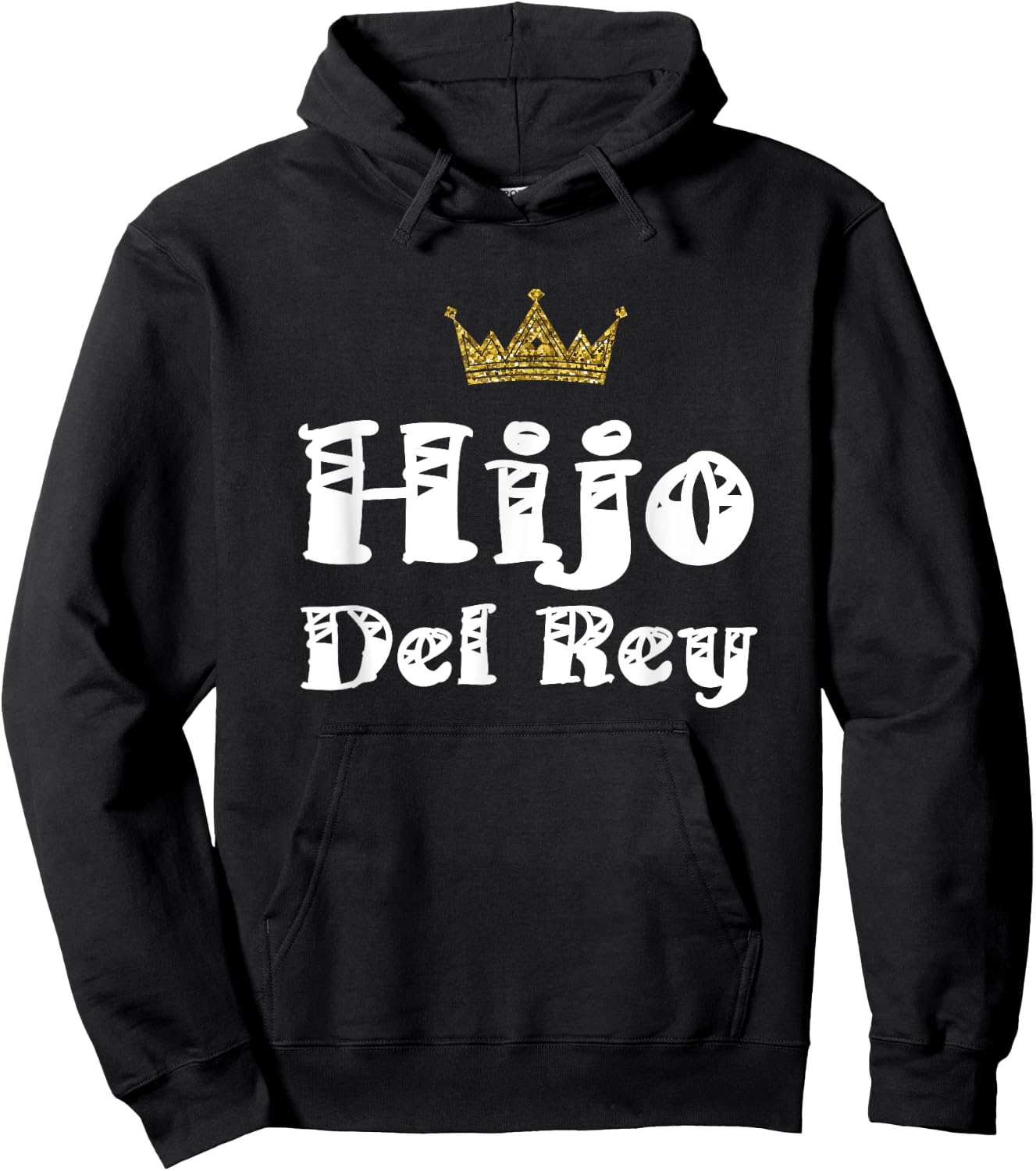 Hijo Del Rey Dios Son Of King Jesus Latino Christian Español Hoodie - Hoodie | Black