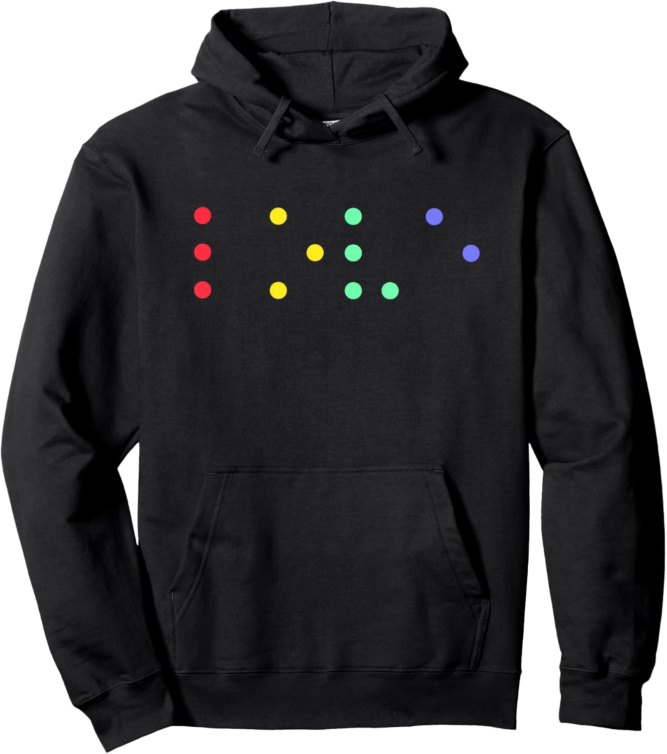 Braille Lettering Love Braille Alphabet Love Hoodie - Hoodie | Black