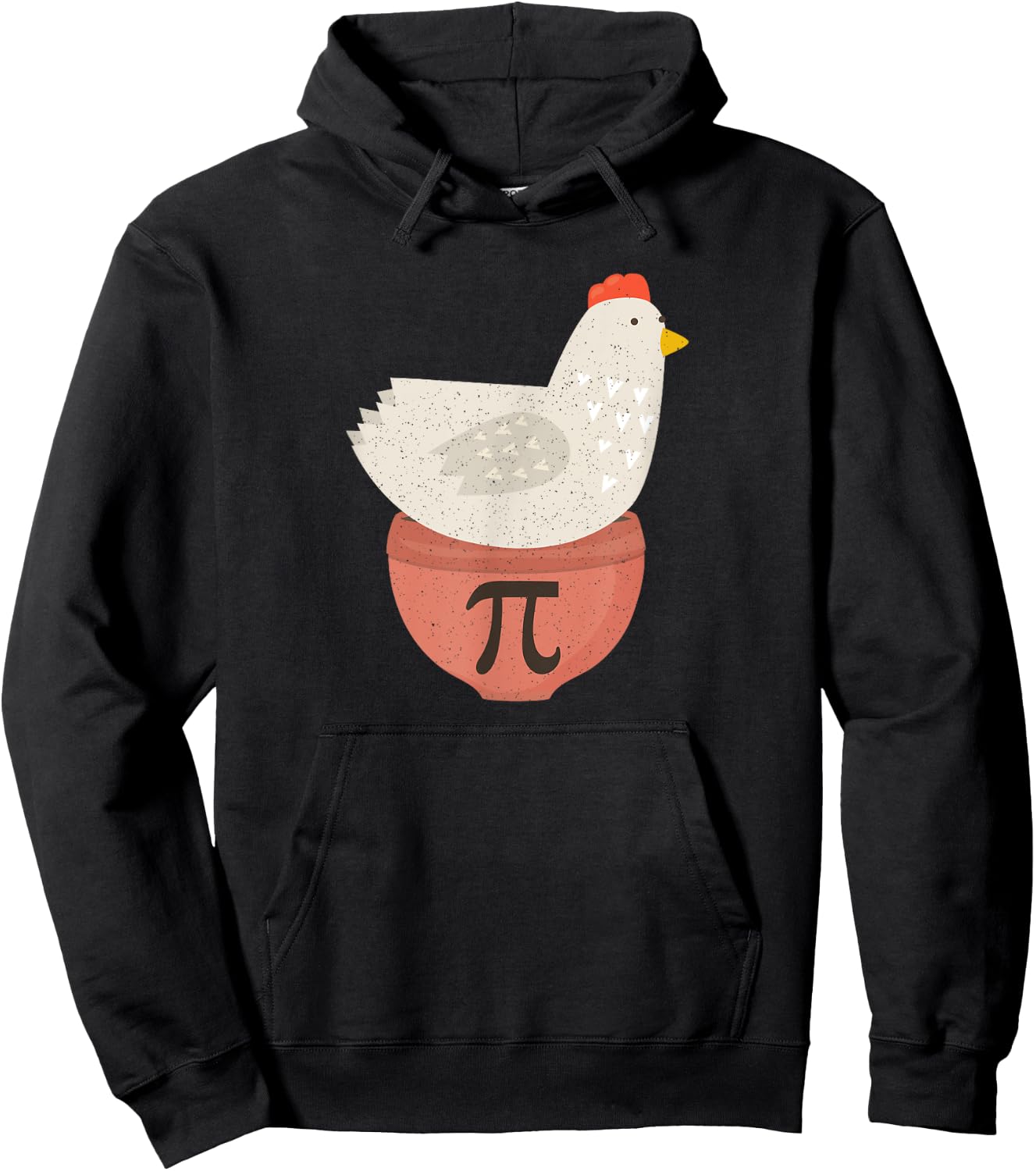 Happy Pi Day Funny Chicken Pot Pie 3.14 Science Math Teacher Hoodie - Hoodie | Black