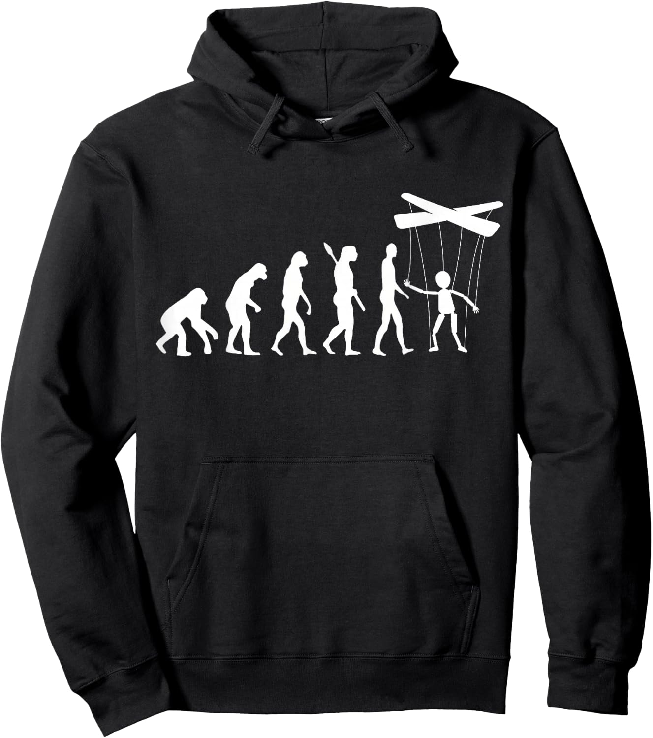 Puppeteer Evolution Puppet Ventriloquist Ventriloquism Hoodie - Hoodie | Black