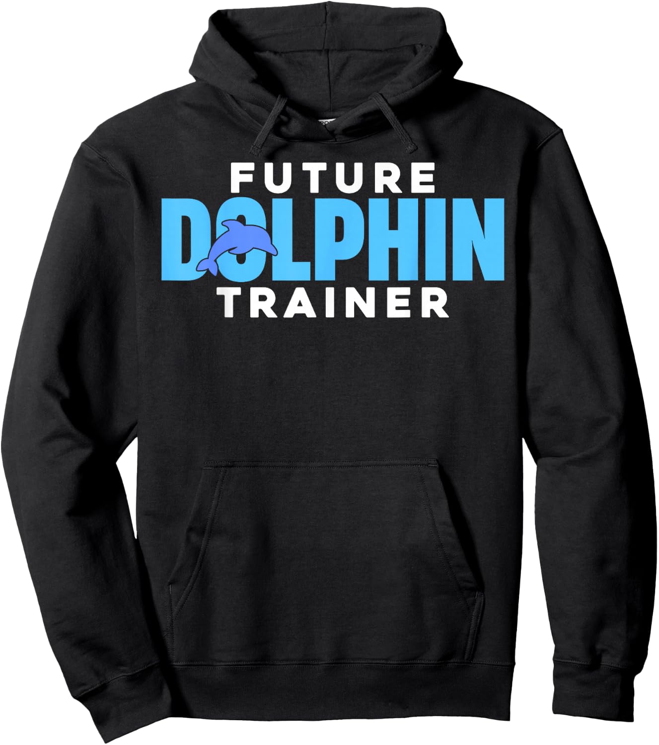 Future Dolphin Trainer - Sea Ocean Animal Trainer Kids Hoodie - Hoodie | Black