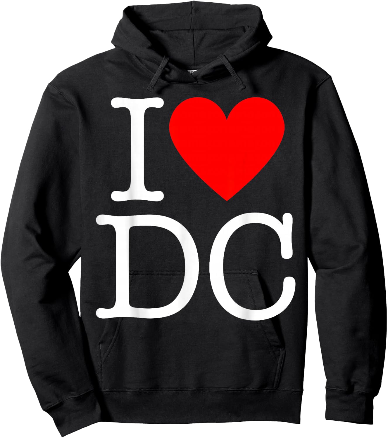 I Heart Washington - I Love DC Hoodie - Hoodie | Black