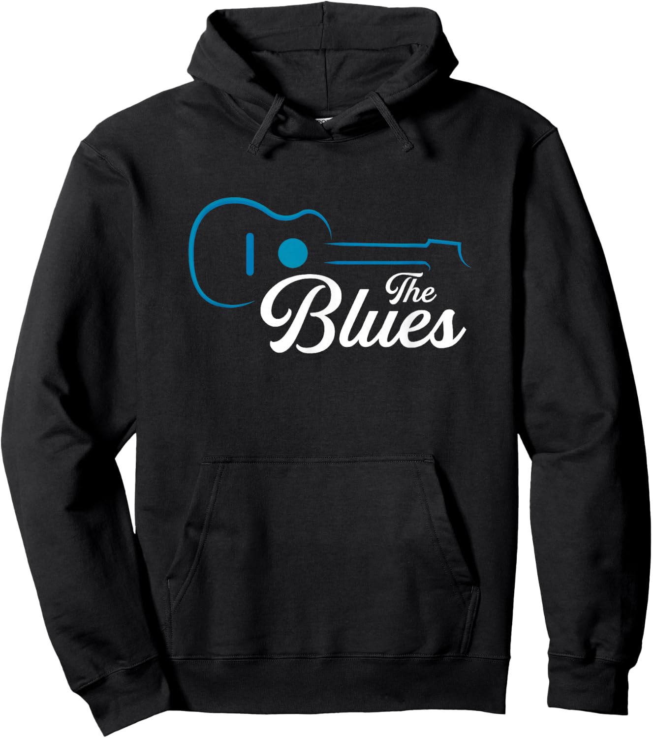 The Blues | American Folk Music | Guitar Musician Hoodie - Hoodie | Black