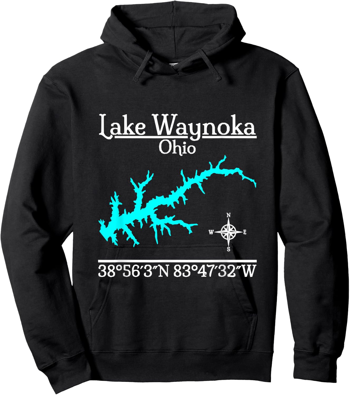 Lake Waynoka, Ohio Hoodie - Hoodie | Black
