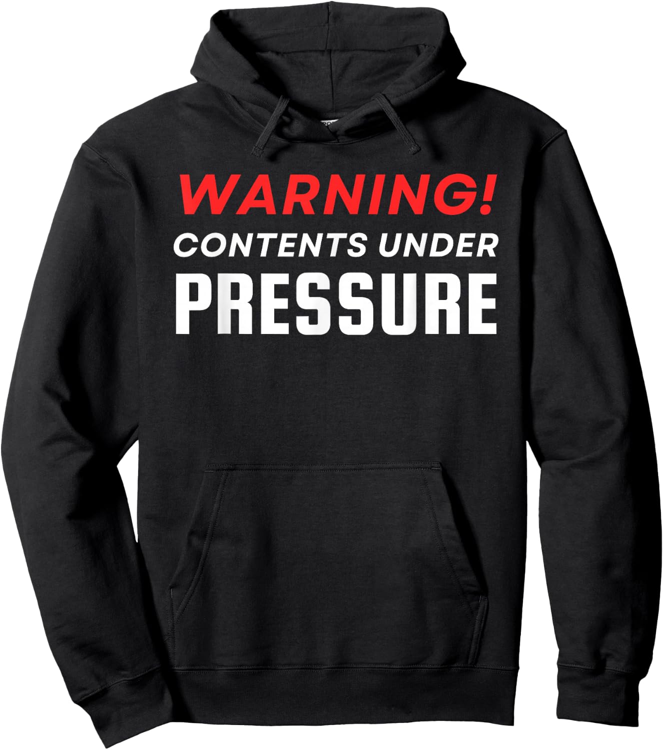 Warning Contents Under Extreme Pressure Hoodie - Hoodie | Black