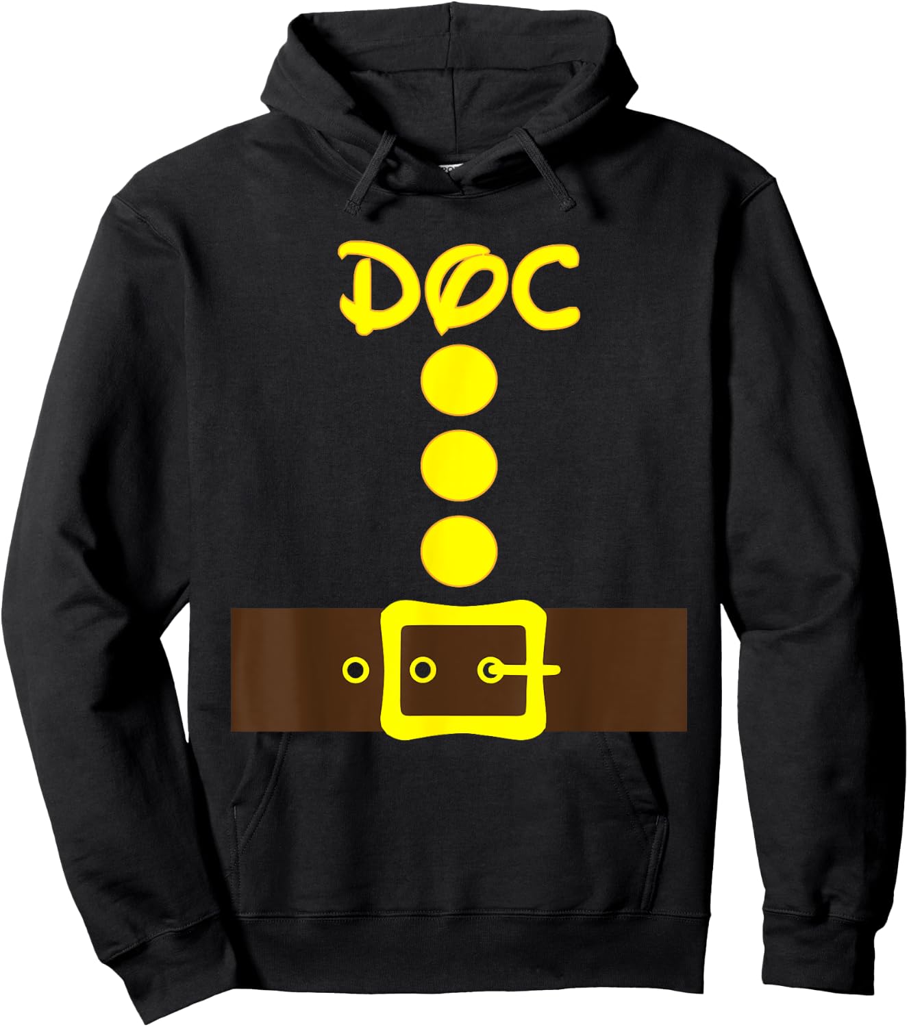 Dwarf Easy Halloween Group Costume Men Women Kids Matching Hoodie - Hoodie | Black