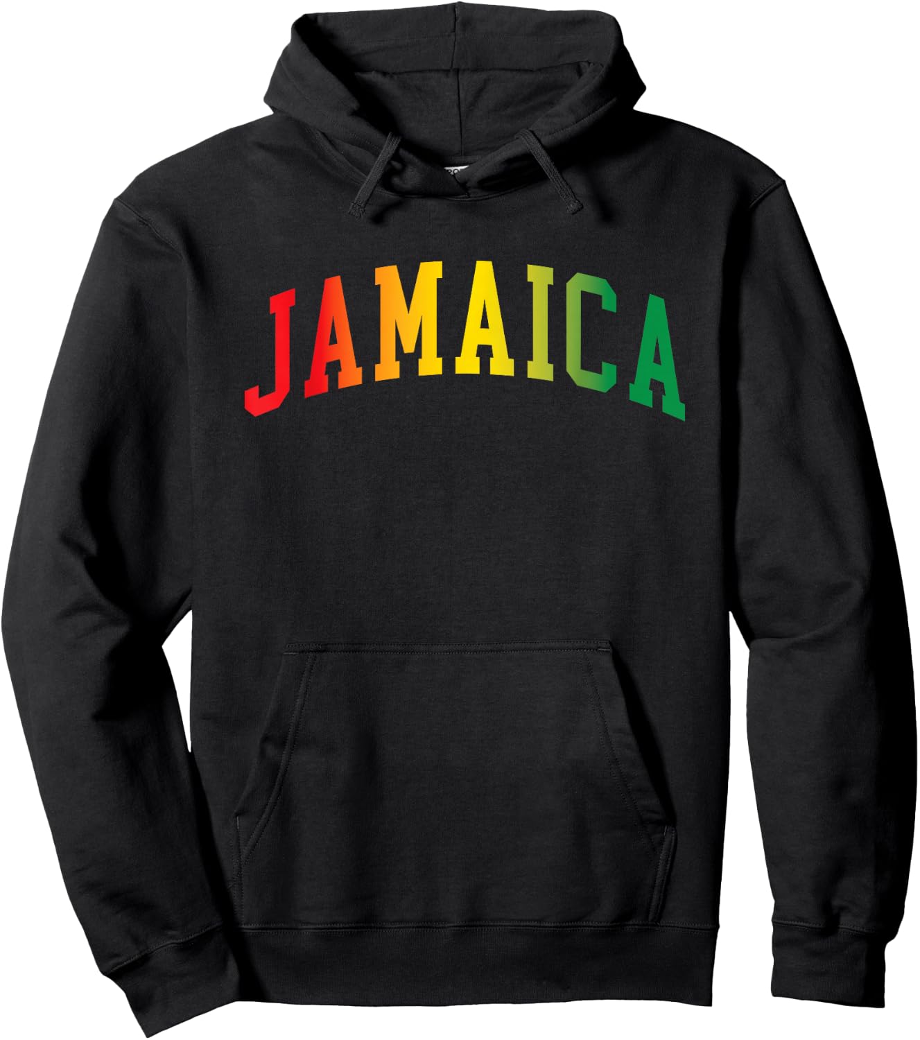 Retro Jamaica Reggae Vintage Jamaican Men Souvenir Hoodie - Hoodie | Black