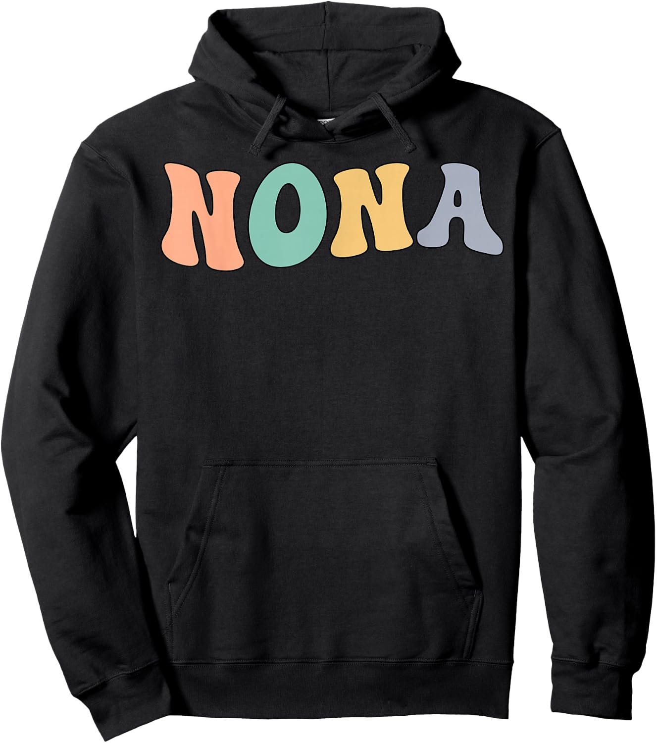 Groovy Nona Grandmother Nona Grandma Hoodie - Hoodie | Black