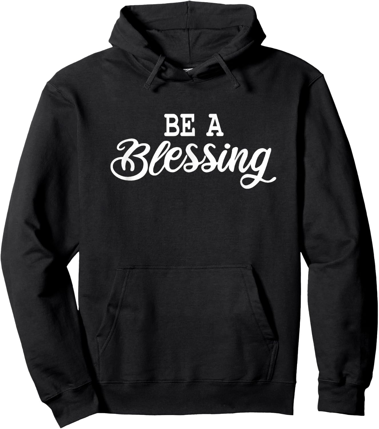 Be A Blessing: Inspiring word Blessed Life Words of wisdom Hoodie - Hoodie | Black