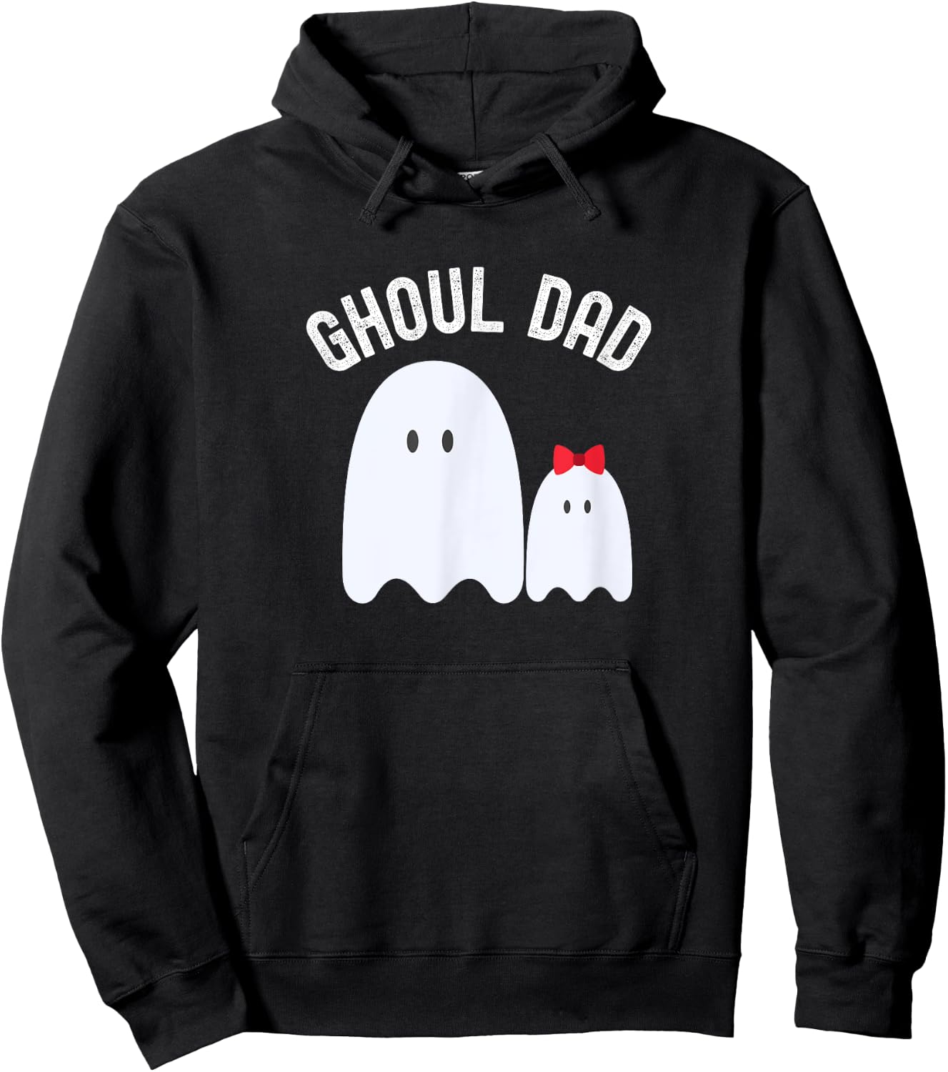 Ghoul Dad, Halloween Father, Daddy Ghost Trick or Treating Hoodie - Hoodie | Black