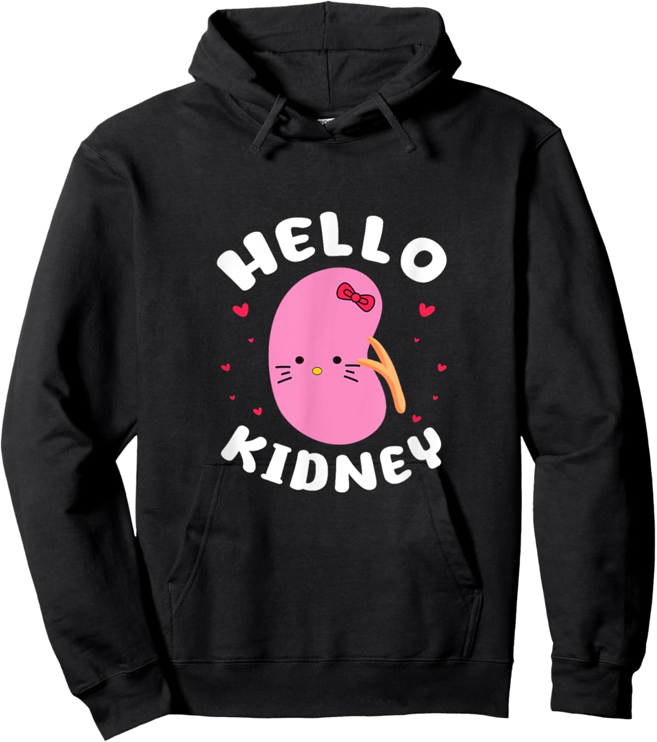 Hello Kidney Nephrology Nephrologist Dialysis Tech Nurse Hoodie - Hoodie | Black