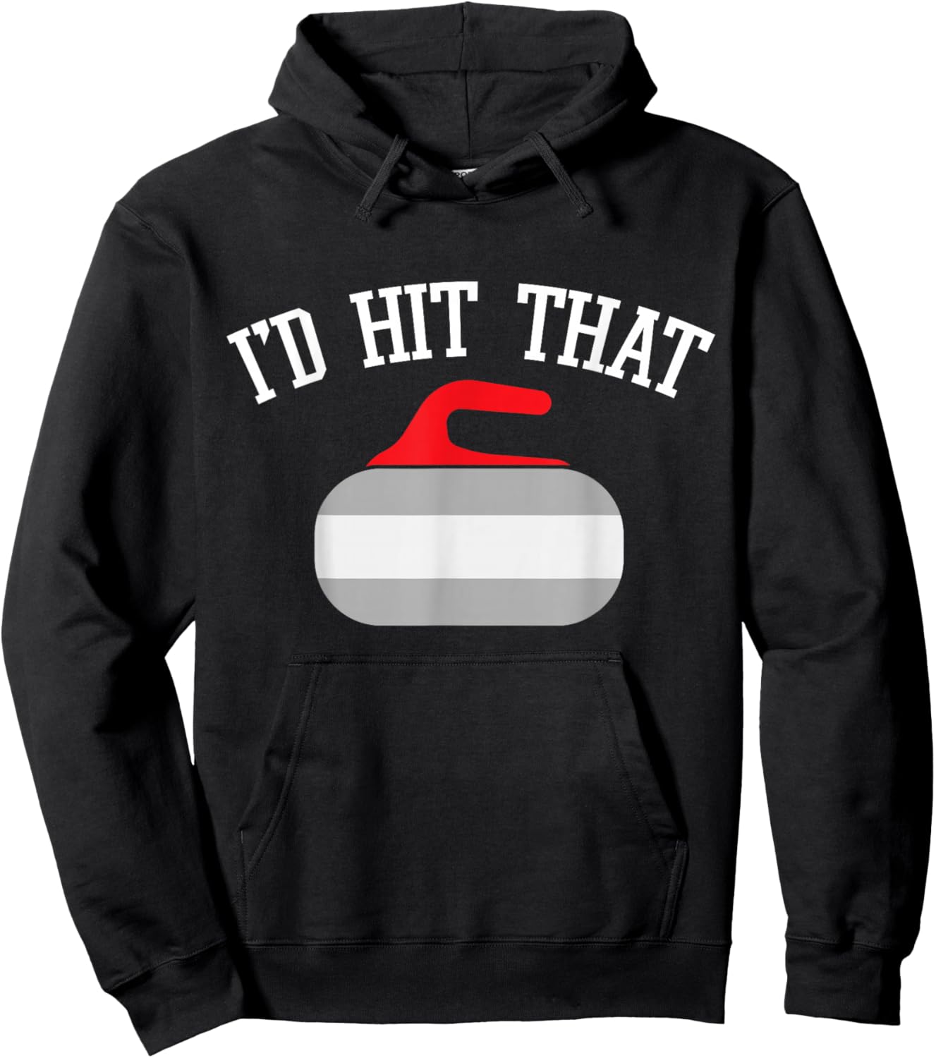 Funny Curler I Curling Stone I Curling Player Hoodie - Hoodie | Black