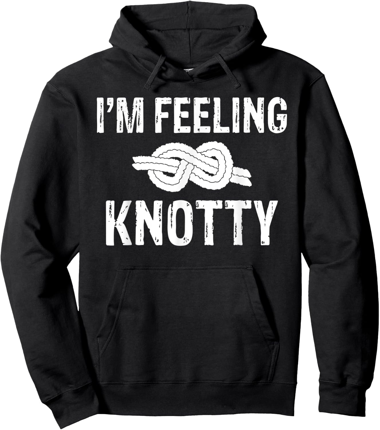 Im feeling Knotty Tree Rock Climber Hoodie - Hoodie | Black