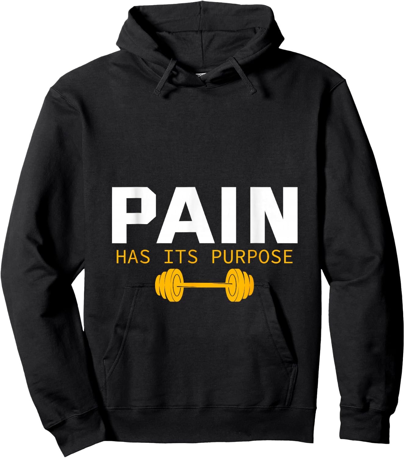 Pain has its purpose Hoodie - Hoodie | Black