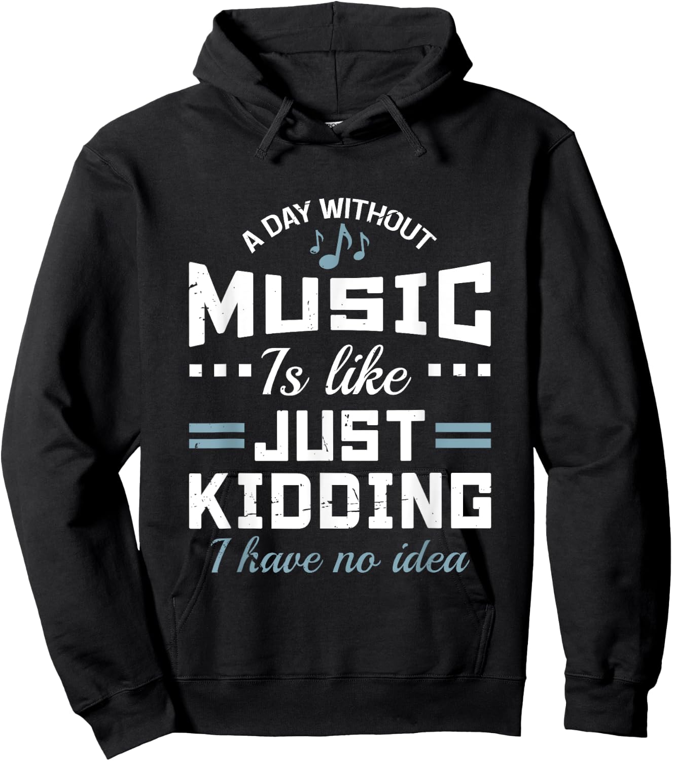 Music Theory Musician Music Teacher Funny Rock , Black Hoodie - Hoodie | Black