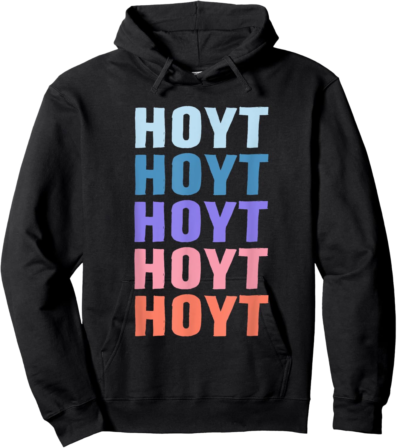 Funny Gift Name Hoyt Personalized First Name Hoodie - Hoodie | Black