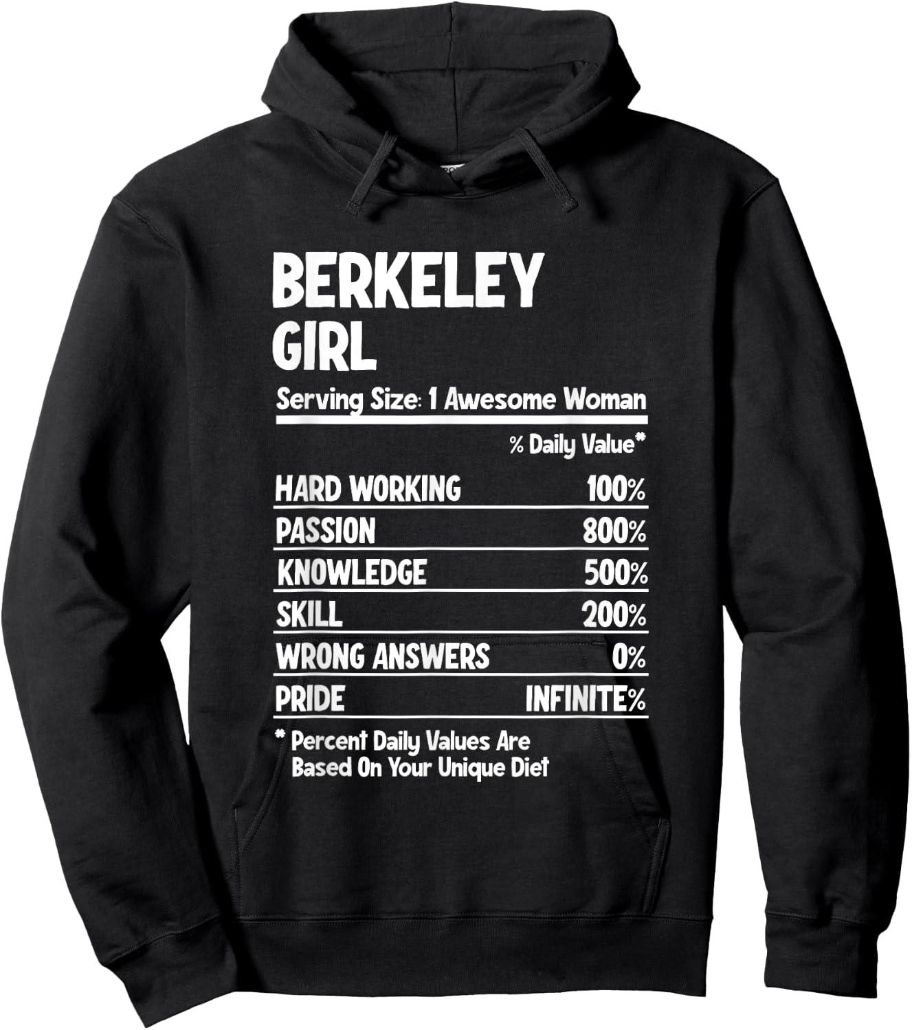Berkeley Girl Hoodie - Hoodie | Black