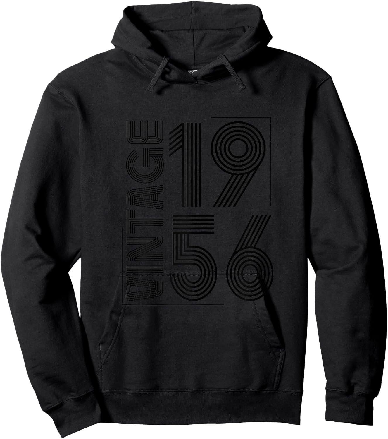 Vintage 1956 T Shirts Retro Funny 1956 Birthday Hoodie - Hoodie | Black