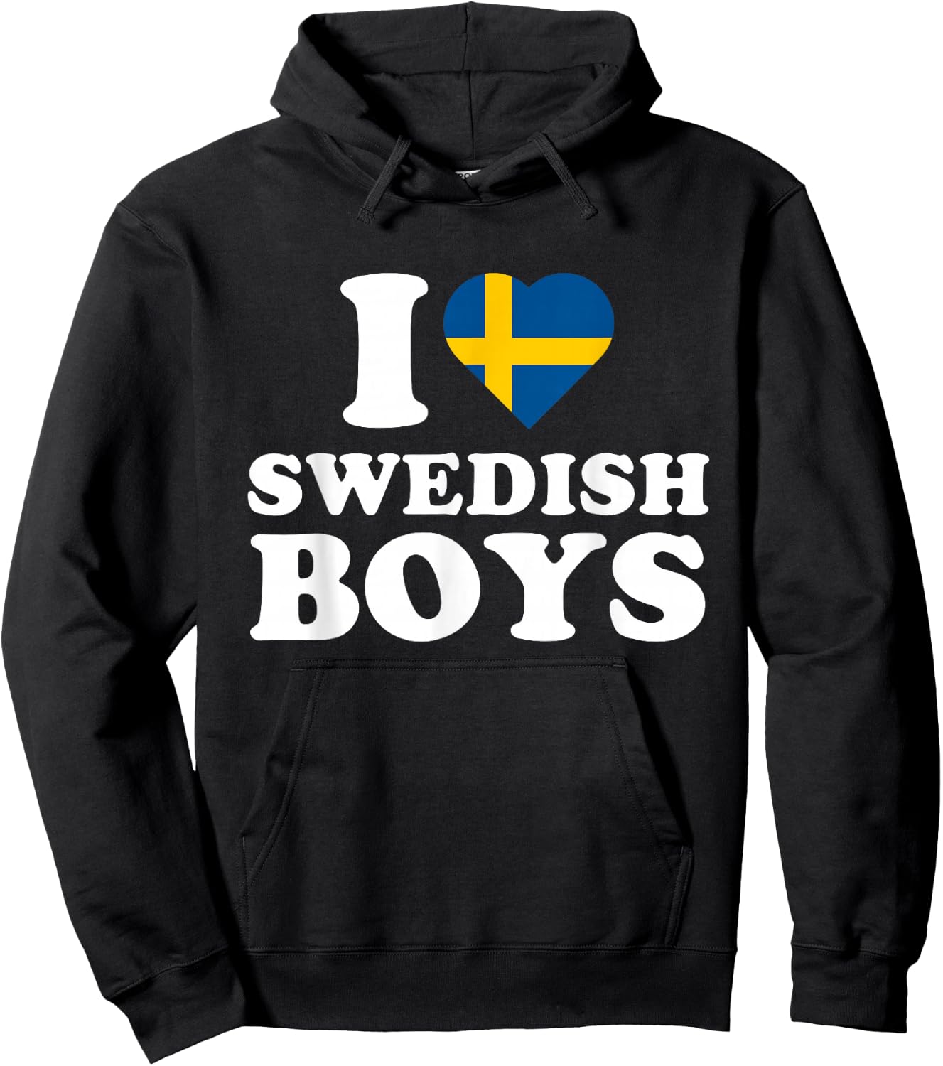 I Love Swedish Boys Hoodie - Hoodie | Black
