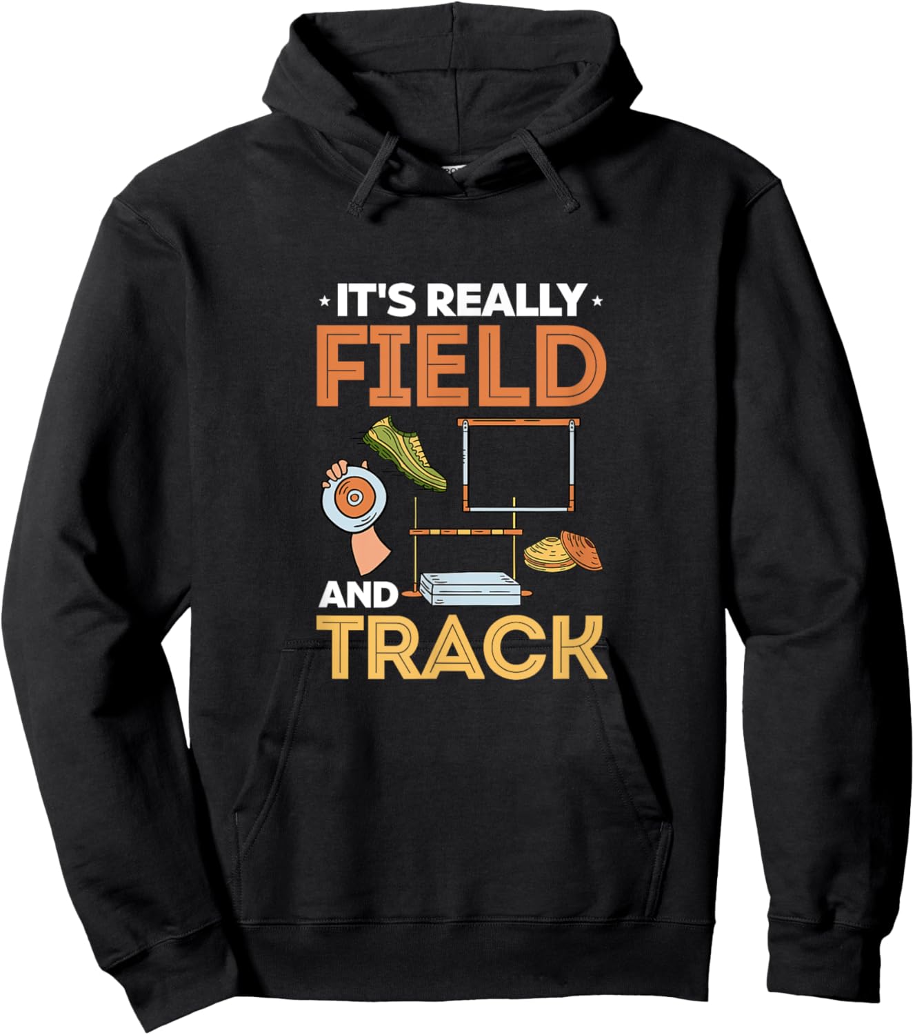 Track And Field Running - Expert Runner Field And Track Hoodie - Hoodie | Black