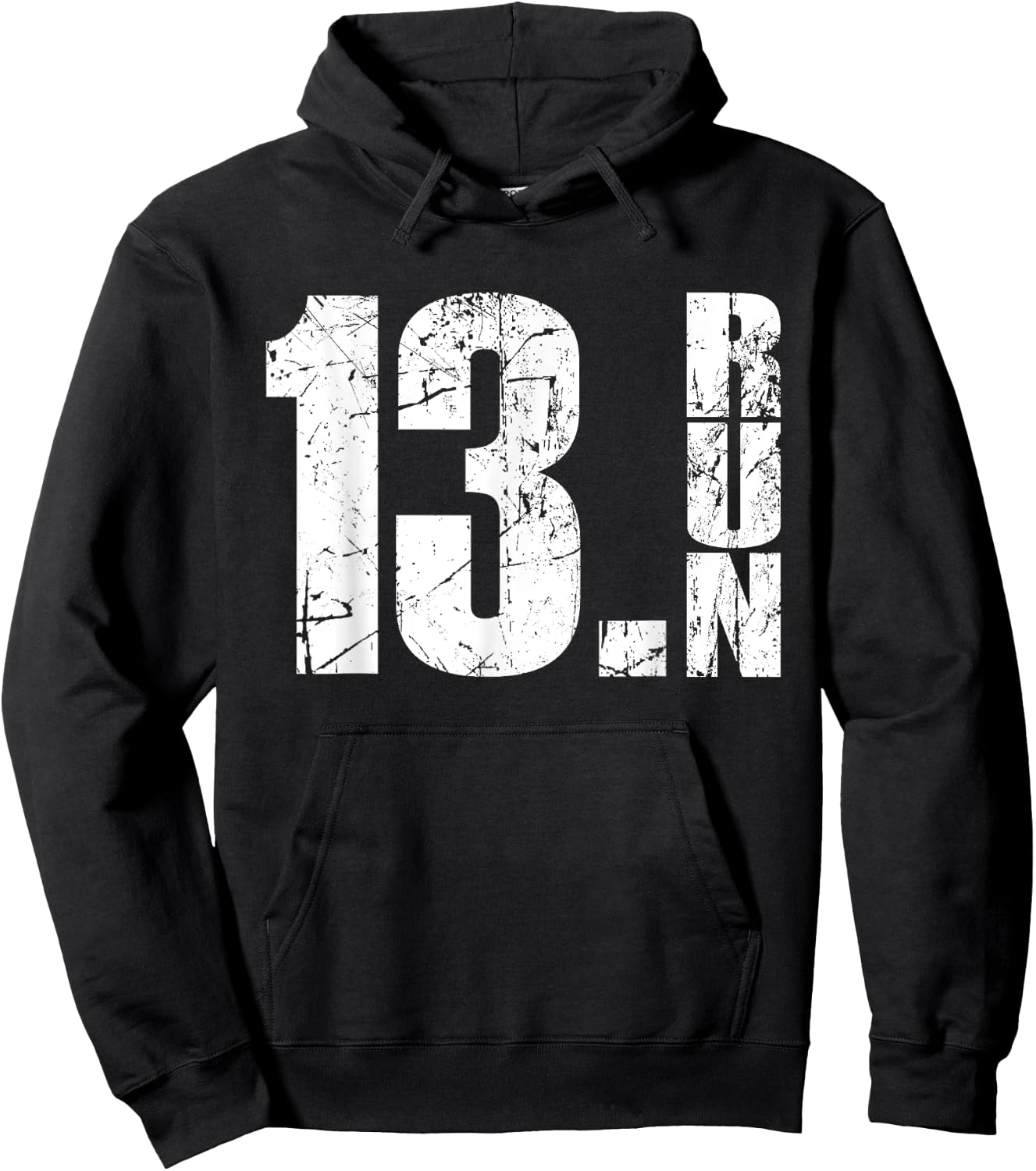 13.1 Half Marathon Running Marathon Runner Hoodie - Hoodie | Black