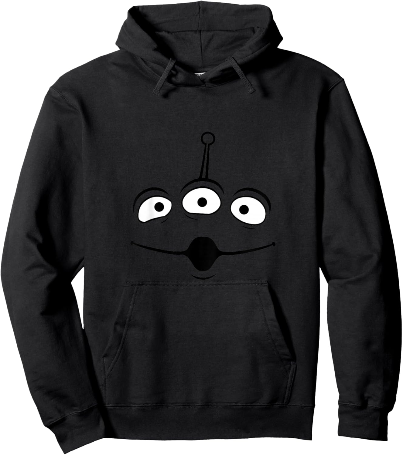 Kids Disney Pixar Toy Story Alien Face Toddler Youth Hoodie - Hoodie | Black