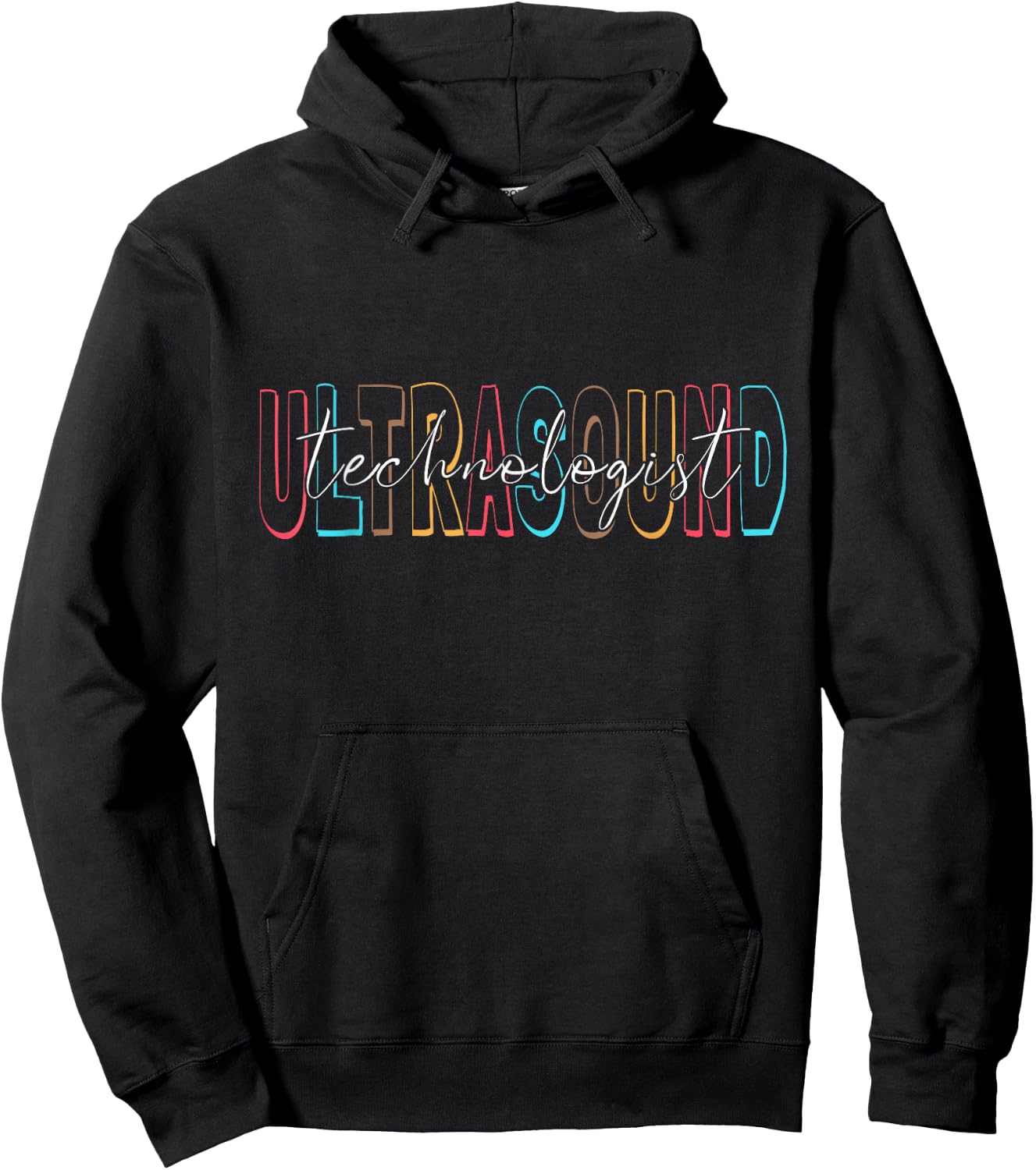Ultrasound Tech Gifts Sonographer Live Scan Cardiac Echo Hoodie - Hoodie | Black