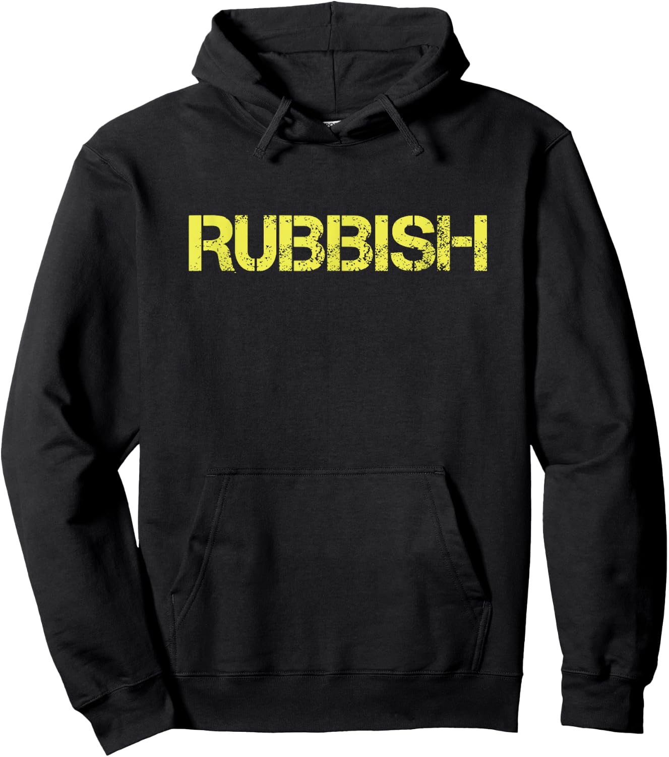 Funny Rubbish Girls Hoodie - Hoodie | Black