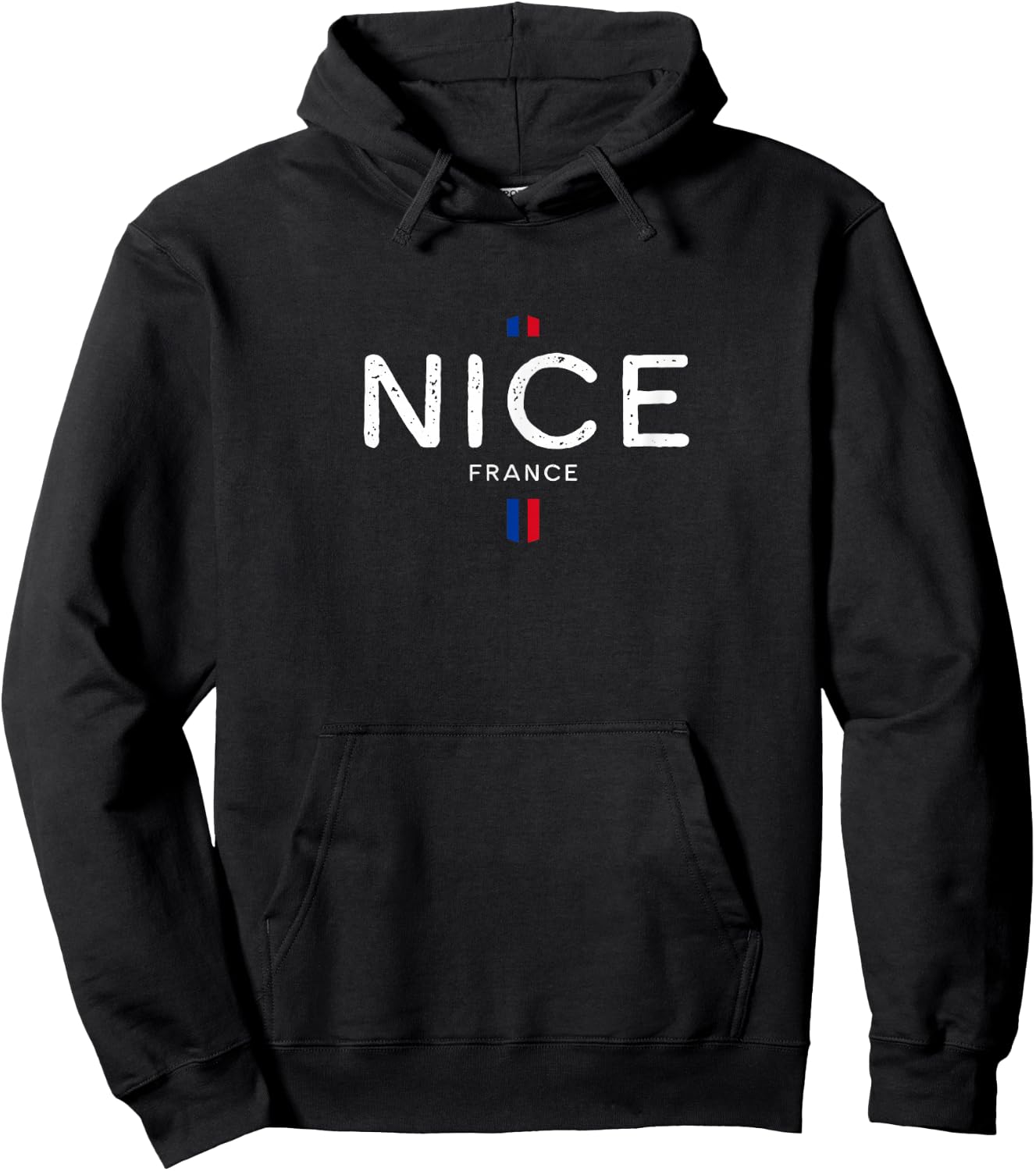 Nice France Retro Vintage Hoodie - Hoodie | Black