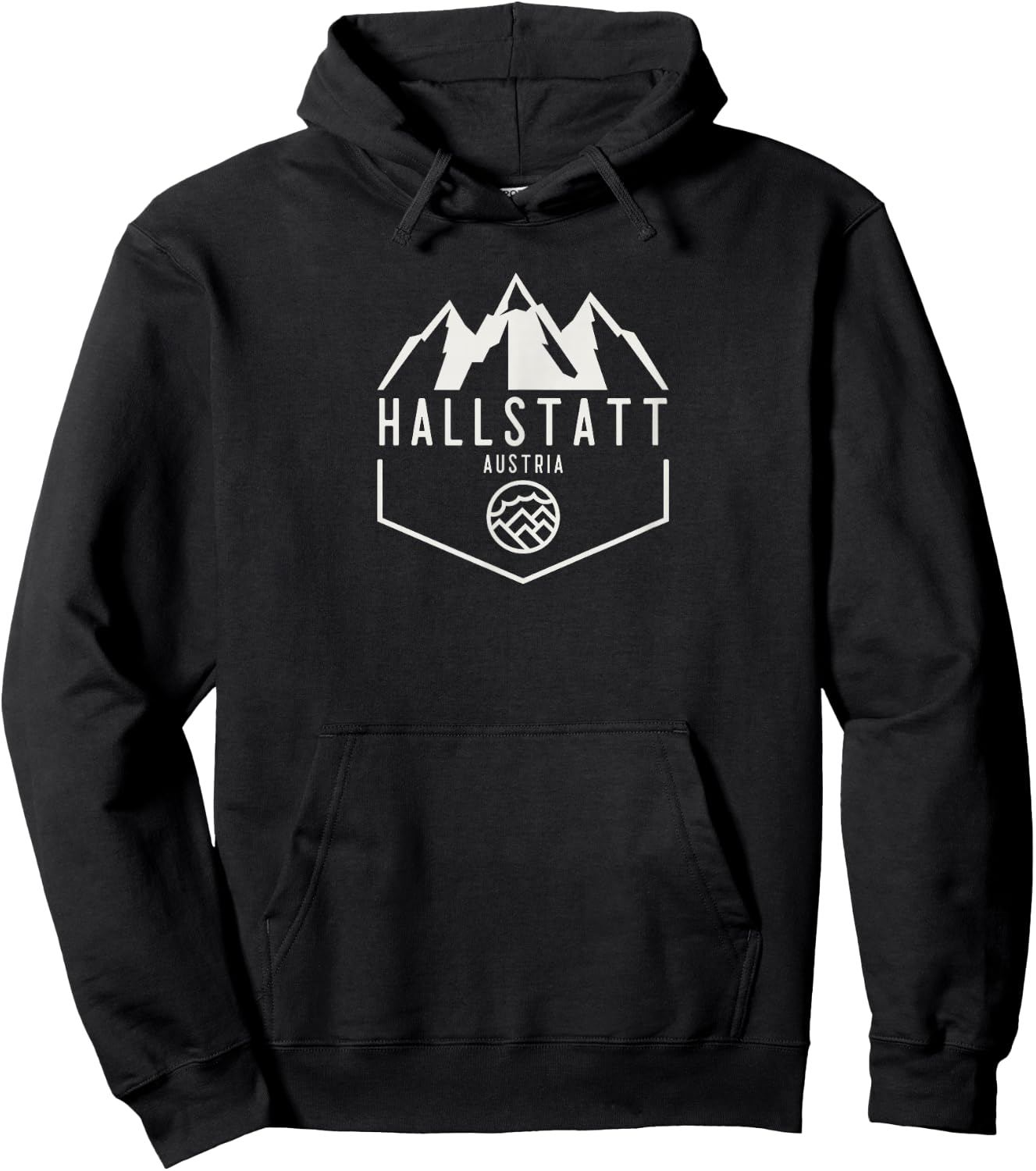 Hallstatt Austria Hoodie - Hoodie | Black