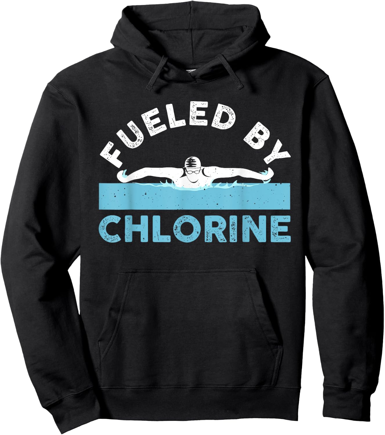 Funny Swimming Designs Women Water Sports Lovers Hoodie - Hoodie | Black