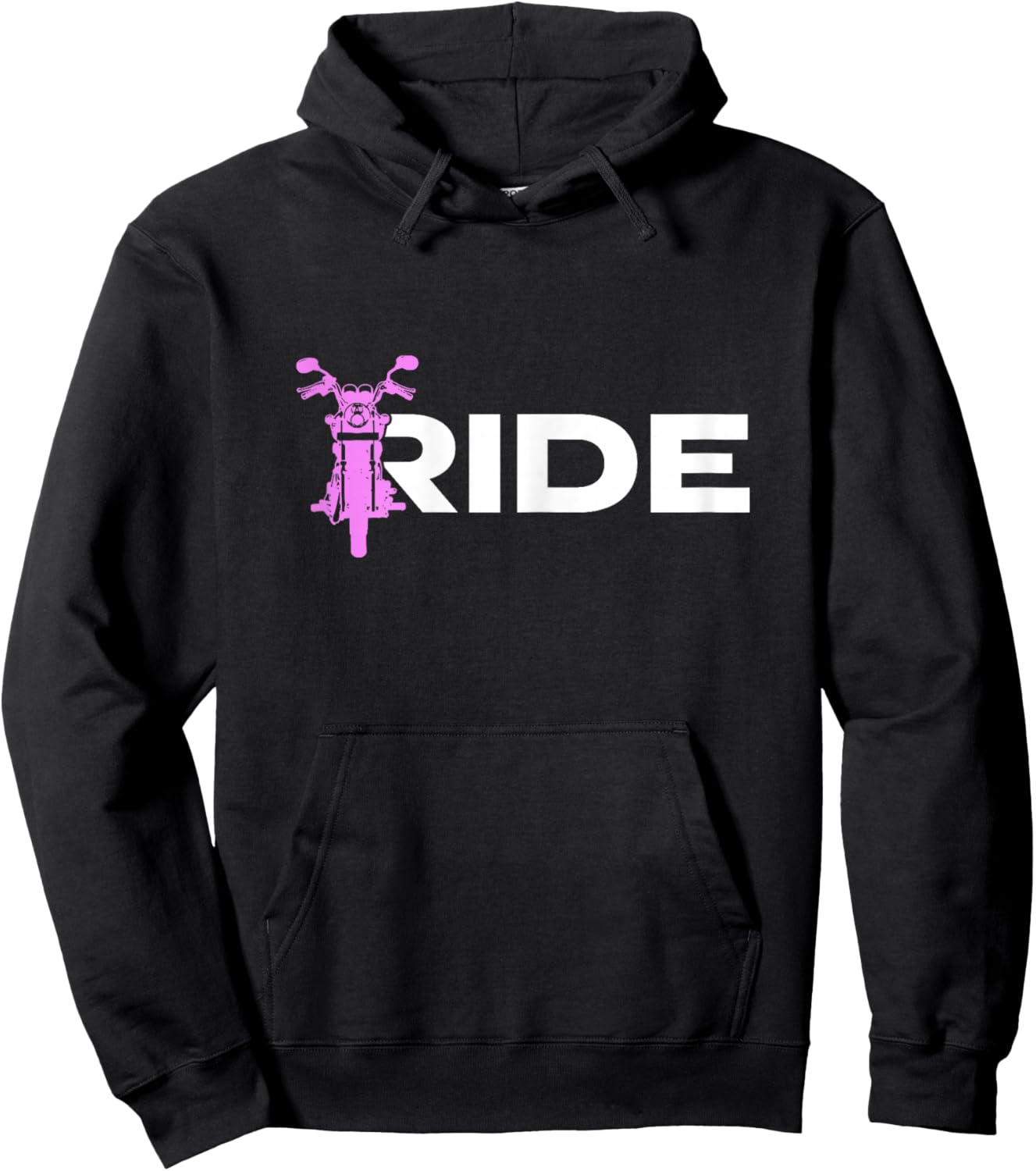 Motorbike Riding Motorcycle Biker Girls Hoodie - Hoodie | Black