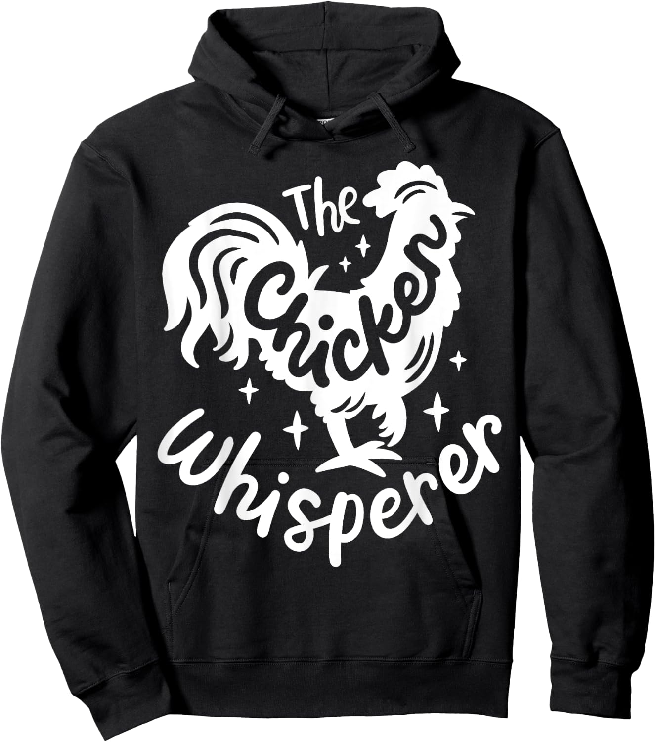 The Chicken Whisperer Funny Chicken Lover Farming Hoodie - Hoodie | Black
