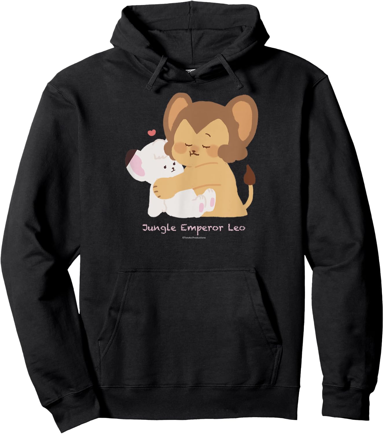 Kimba the White Lion HUG (Leo＆Laiya) (C)TEZUKA PRODUCTIONS Hoodie - Hoodie | Black