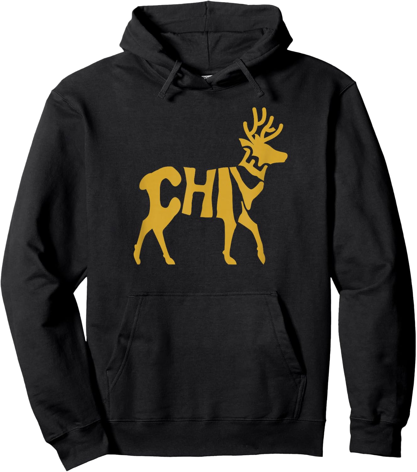Chile Huemul Deer Word Art - Funny Animal Hoodie - Hoodie | Black
