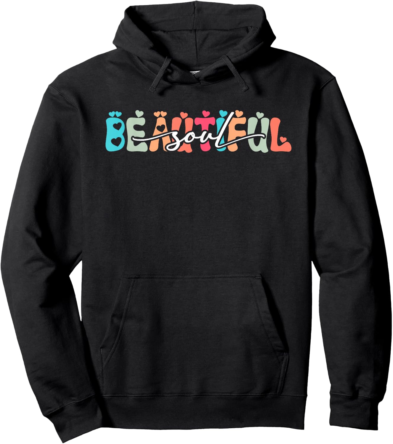 Beautiful Soul | Genuine Kind Understanding | Awesome Hoodie - Hoodie | Black