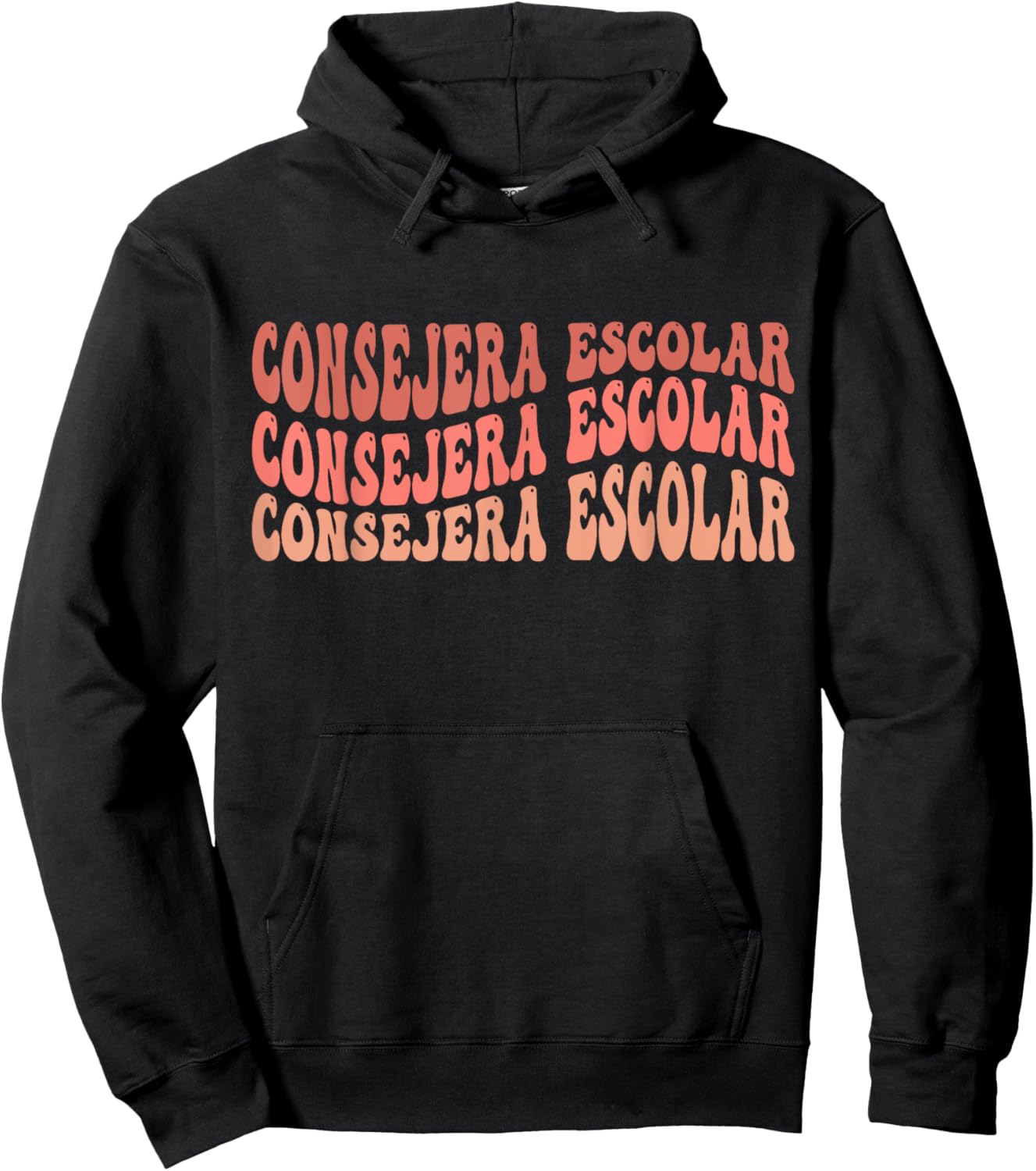 Consejera Escolar Spanish Teacher Hoodie - Hoodie | Black