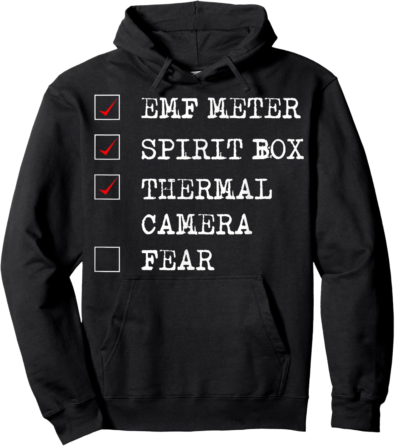 Phasmophobia - Ghost Hunter - Paranormal Investigators Hoodie - Hoodie | Black
