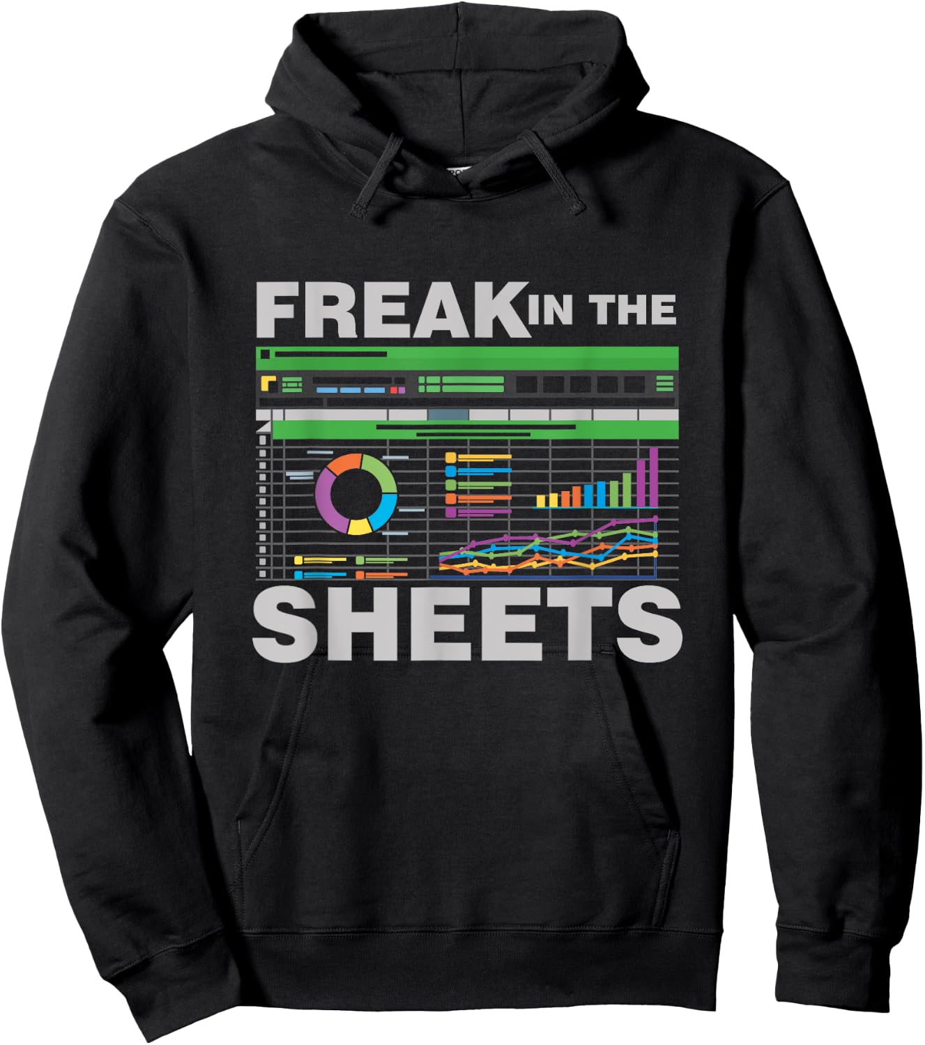 Freak In The Sheets Accountant Analyst Secretary Accounting Hoodie - Hoodie | Black