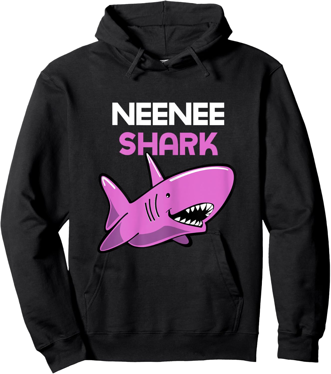 NeeNee Shark Funny Family Nee-Nee Hoodie - Hoodie | Black