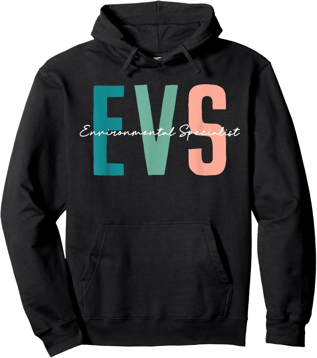 EVS Job Environmental Specialist Love EVS Life Nursing Hoodie - Hoodie | Black