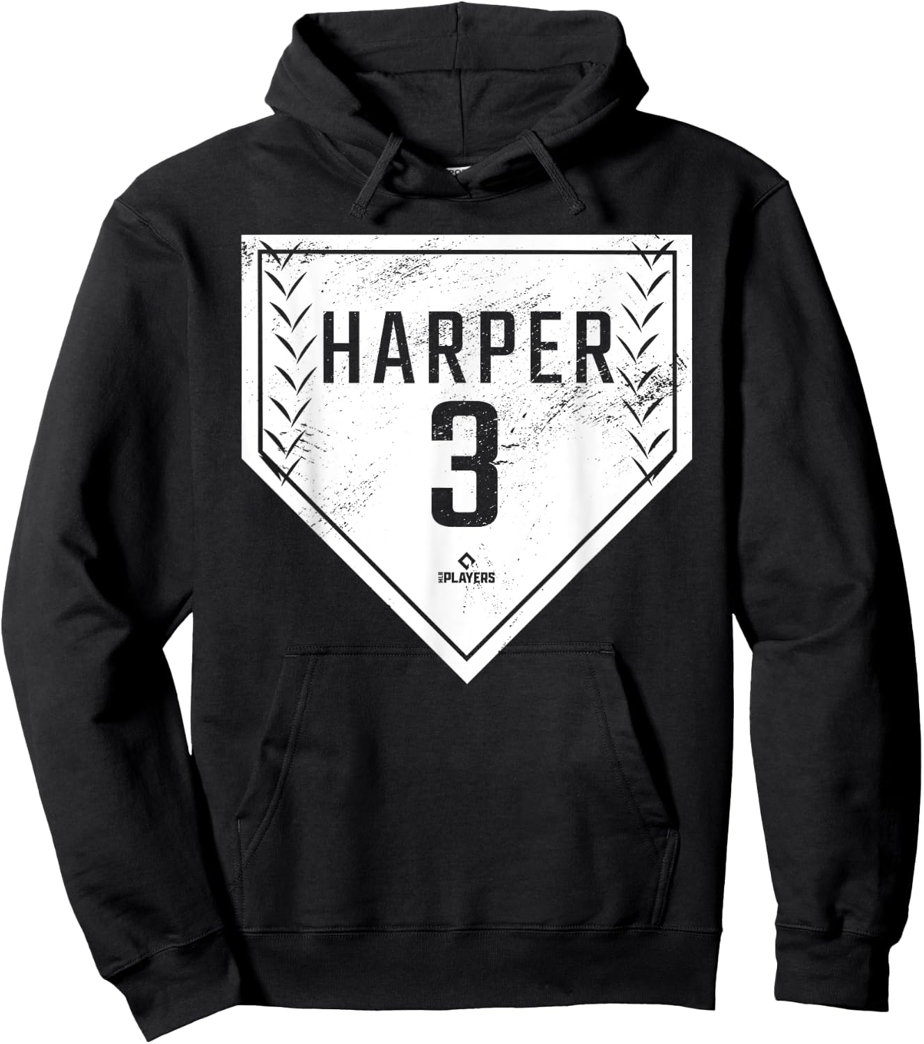 Home Plate Gameday Bryce Harper Philadelphia MLBPA Hoodie - Hoodie | Black