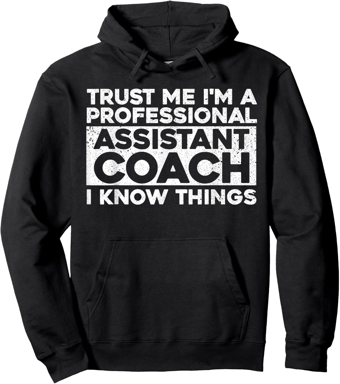 Cute Assistant Coach Women Softball Baseball Coaches Hoodie - Hoodie | Black