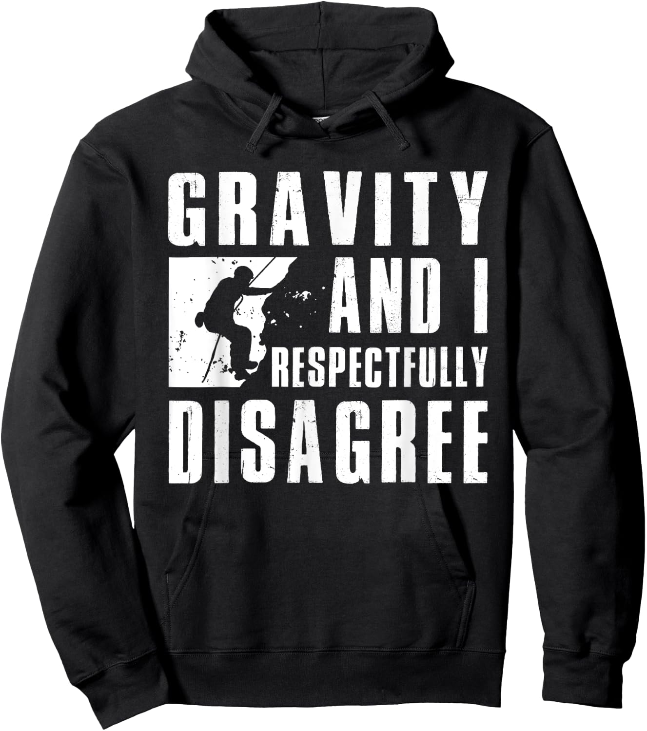 Funny Rock Climbing Art Women Bouldering Climber Hoodie - Hoodie | Black