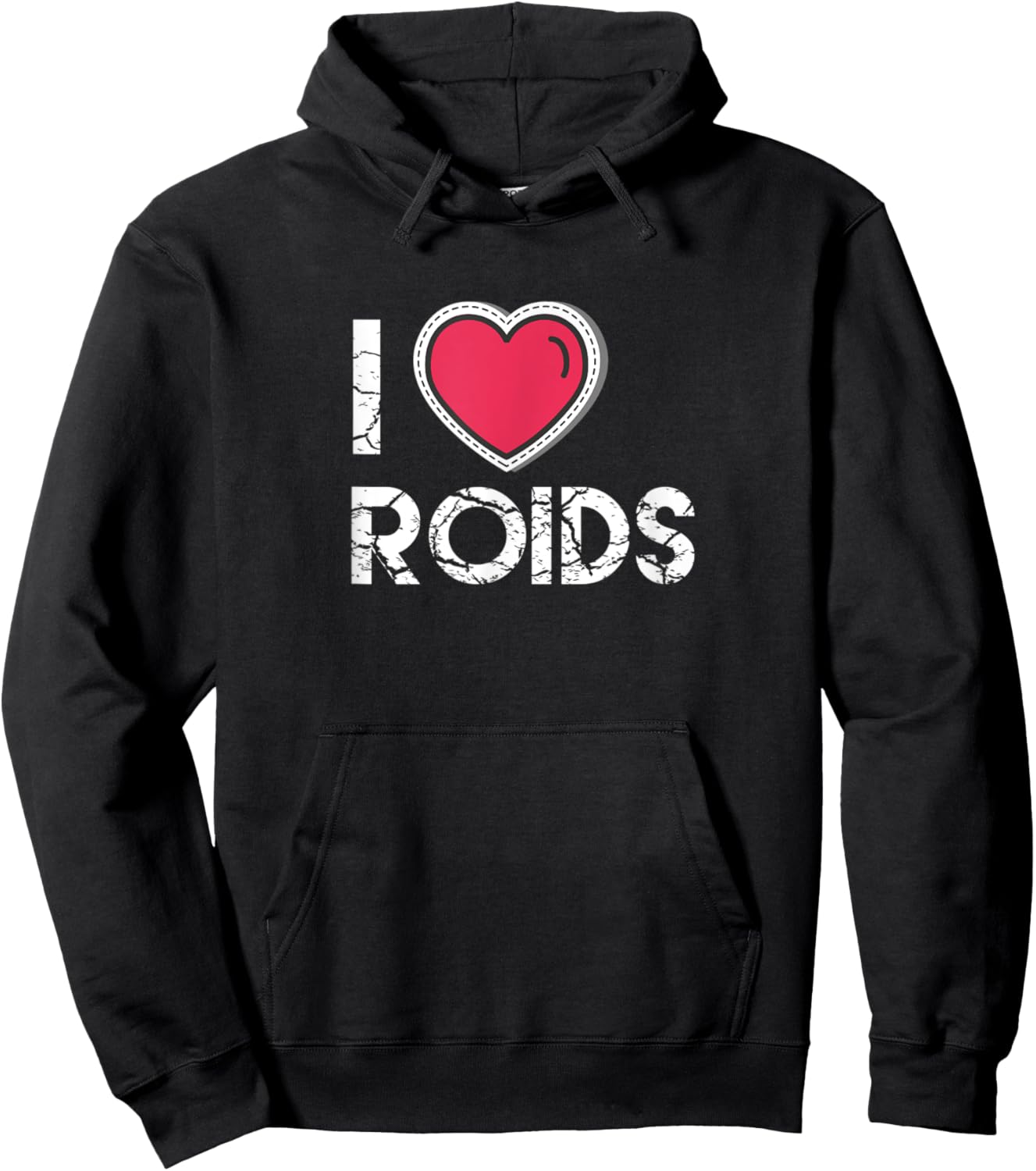 I Love Roids Steroid Testosterone Wax Growth Homone Hoodie - Hoodie | Black