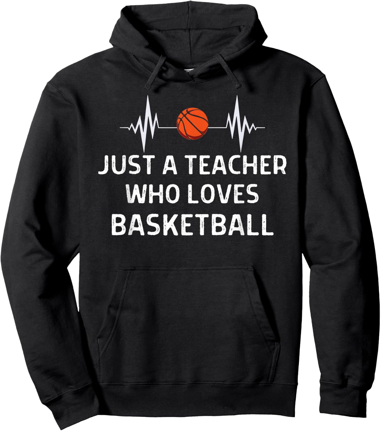 Just A Teacher Who Loves Basketball Outfit Women Men Hoodie - Hoodie | Black