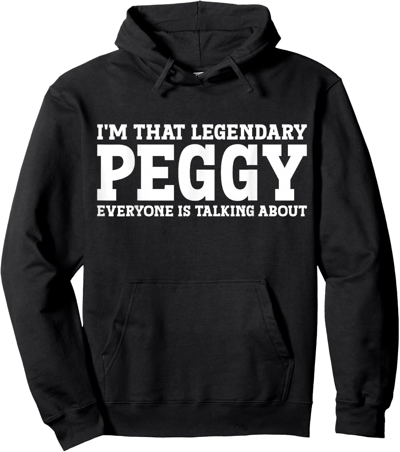 Peggy personal name Women Hoodie - Hoodie | Black